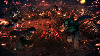 Kimetsu no Yaiba, Demon Slayer: Kimetsu no Yaiba, Anime, Tanjiro Kamado, GiyuShino (Demon Slayer), Muichiro Tokito HD wallpaper