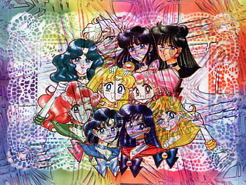 The Solar System Sailor Scouts, pluto, jupiter, mars, sailor, moon, venus, uranus, saturn, mercury, neptune HD wallpaper