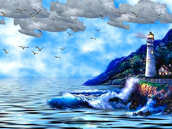 Ocean Splender, blue, splender, nature, ocean HD wallpaper
