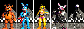 FNAF 2: Toy Freddy & Puppet — Ultra, Toy Freddy (Five Nights at Freddy's), Puppet (Five Nights at Freddy's), video game, Five Nights At Freddy's 2, Five Nights at Freddy's HD wallpaper