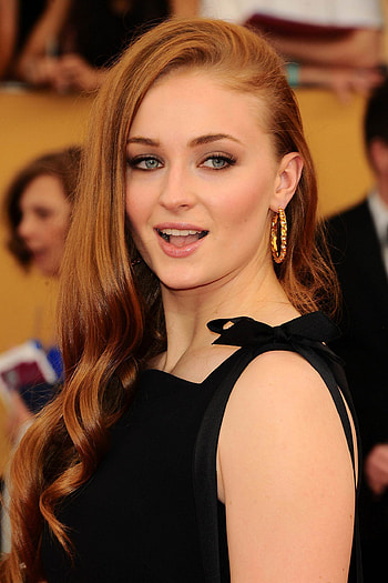 Sophie Turner, hair, hollywood actress HD phone wallpaper