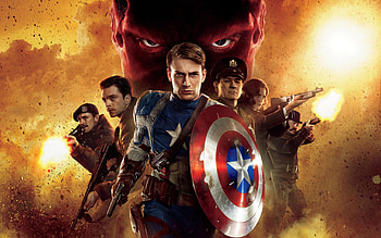 Poster, Captain America HD wallpaper
