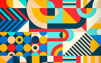 material design, , geometric shapes, colorful backgrounds, abstract waves, geometric art, creative, artwork HD wallpaper