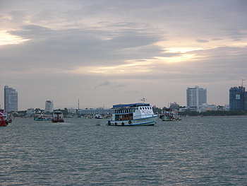 Cloudy Day on The Gulf of Siam, thailand, of thailand, asia, gulf of siam HD wallpaper