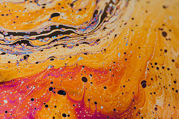 Abstract, Divorces, Multicolored, Motley, Paint, Liquid, Stains, Spots, Fluid Art HD wallpaper