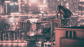 Knight Is Upon Us, batman, superheroes, artist, artwork, digital-art, behance HD wallpaper