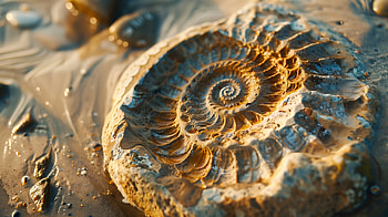 Stunning Ammonite Fossil, fossil HD wallpaper