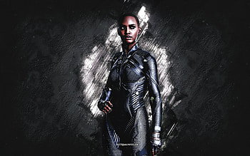 T-Bug, Cyberpunk 2077, blue stone background, Cyberpunk 2077 Characters, T-Bug Cyberpunk, T-Bug character HD wallpaper