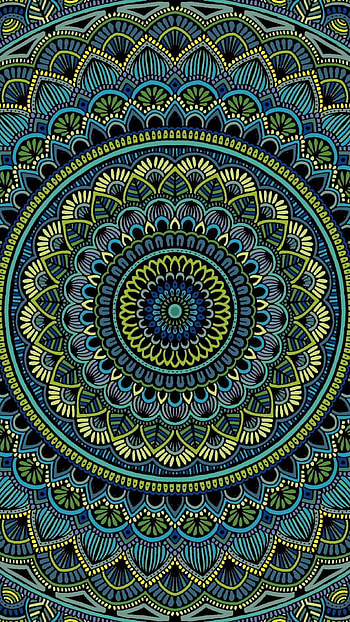 Digital art graphic , Mandala design, Abstract visuals, Artistic expression HD phone wallpaper