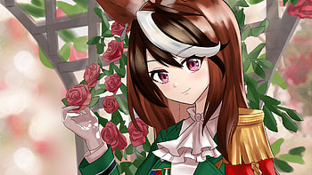 Pink Eyes Symboli Rudolf Uma Musume Pretty Derby HD wallpaper