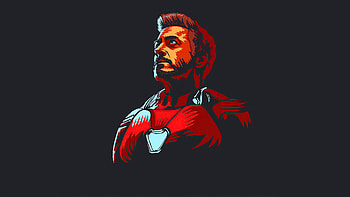 Iron Man 2020 Minimalism, iron-man, superheroes, artwork, artist HD wallpaper