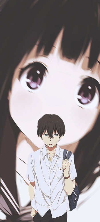 Oreki, chitanda, Hyouka, anime HD phone wallpaper