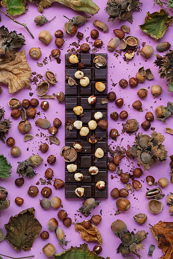 Chocolate, Food, Nuts, Tasty, Sweetness, Chocolate Bar HD phone wallpaper