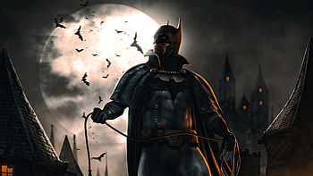 The Human Side Of Batman, batman, superheroes, artwork, artist, digital-art HD wallpaper