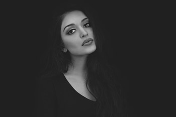 Girl Portrait Monochrome , girls, model, monochrome, black-and-white HD wallpaper