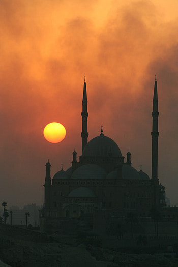Cairo mosque, Spiritual sanctity, Egyptian charm, Cultural heritage HD phone wallpaper