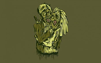 Till Death Don't You Part, zombie, marriage, wedding, dead HD wallpaper