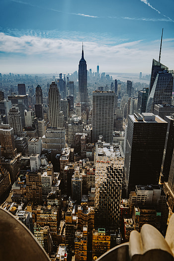 Cities, Architecture, City, View From Above, Skyscrapers, Megapolis, Megalopolis HD phone wallpaper