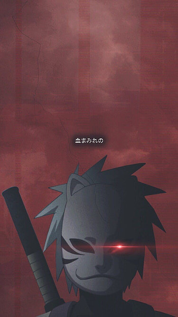 Kakashi Anbu, naruto, sharingan, team7, mask HD phone wallpaper