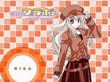 Risa Fukuyama, girls bravo, anime, other, orange HD wallpaper