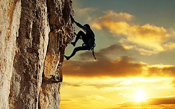 Climbing, Mountain conquerors, Breathtaking , Climbing background HD wallpaper
