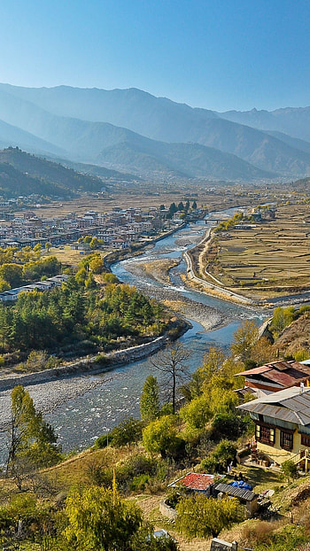 Bhutan travels, Stunning , Breathtaking landscapes, Natural beauty HD phone wallpaper