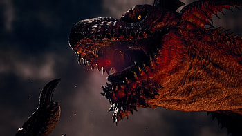 Dragon's Dogma 2 Dragon Encounter, video game, dragon's dogma 2, dragon HD wallpaper