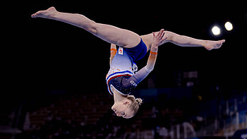 Sanne Wevers, Trampoline gymnastics HD wallpaper