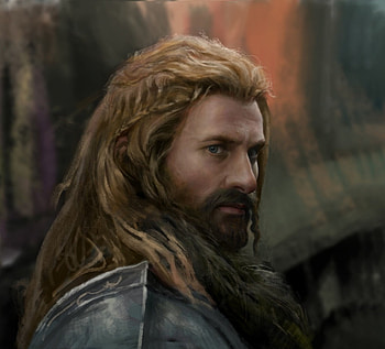 Fili, dwarf, fantasy, man, hobbit, face, kunlin lee, dean ogorman, nan HD wallpaper
