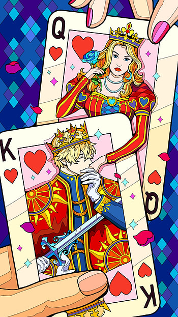 Love Carts, art, painting, tarot HD phone wallpaper