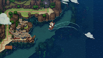 Enchanted Harbor Sea of Stars, video game, Sea of Stars HD wallpaper