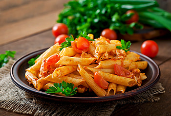 Pasta Perfection: Penne Pomodoro, food, pasta HD wallpaper