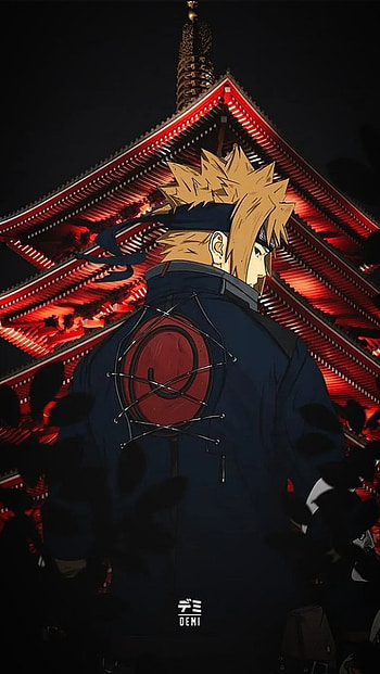 Minato, art, midnight, japan, Naruto, yondaimehokage, yellowflash, namikazeminato, hokage, anime HD phone wallpaper