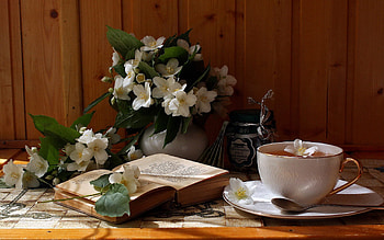 Flowers, Food, Cup, Tea, Tea Drinking, Tea Party HD wallpaper