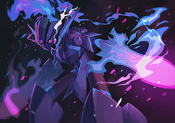 Ceruledge: Phantom Flame Spectral Ceruledge — Anime Ceruledge Nightfall, Pokemon, Ceruledge (Pokemon) HD wallpaper
