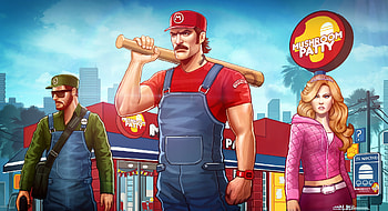 Grand Theft Auto Mushroom Party, gta, games, deviantart HD wallpaper