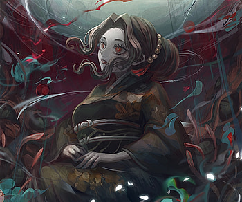 Muzan Kibutsuji, Muzan Kibutsuji, Anime, Demon Slayer: Kimetsu no Yaiba HD wallpaper