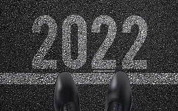 Beginning of 2022, Start of 2022 Year, 2022 concepts, Happy New Year 2022, asphalt texture, Start 2022, inscription on the asphalt, 2022 Start HD wallpaper