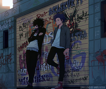 Hitoshi Shinso & Dabi, Dabi (Boku No Hero Academia), Hitoshi Shinso, Anime, My Hero Academia HD wallpaper