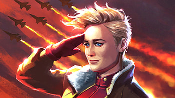 Captain Marvel Movie Carol Danvers, captain-marvel-movie, captain-marvel, 2019-movies, movies, artwork, artstation, digital-art, brie-larson, carol-danvers HD wallpaper