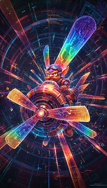 Corki: Neon Propeller , pilot, aircraft HD phone wallpaper