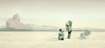 Space Explorer And Robot Dog, astronaut, artist, artwork, digital-art, behance HD wallpaper