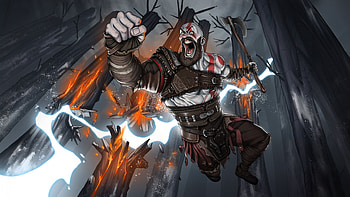 The Adventures Of Kratos, god-of-war, kratos, games, ps5-games, ps4-games, ai, artwork, digital-art, video-games, artstation HD wallpaper