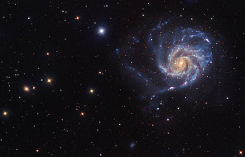 A View Toward M101, galaxies, fun, space, cool, stars HD wallpaper