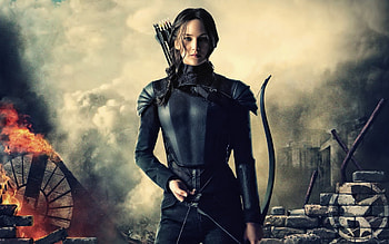 Jennifer Lawrence, The Hunger Games Mockingjay Part 1, , Background HD wallpaper