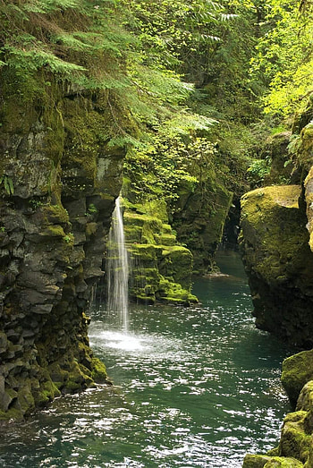 Toke tee falls Oregon, spring, natural_landscape HD phone wallpaper