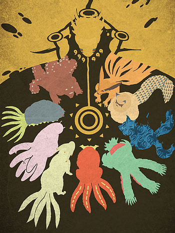 Tailed Beasts, Naruto anime, Beast HD phone wallpaper