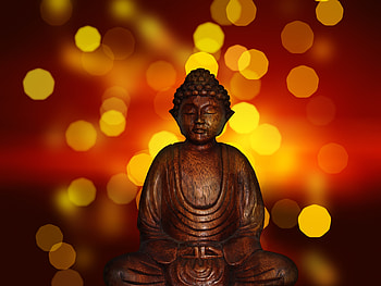 Buddha, Glare, Miscellanea, Miscellaneous, Statue, Buddhism HD wallpaper