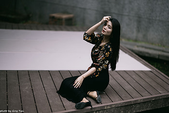 Asian, Woman HD wallpaper