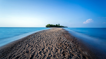 Lonely Island Landscape , island, landscape, lake, long-exposure, island HD wallpaper